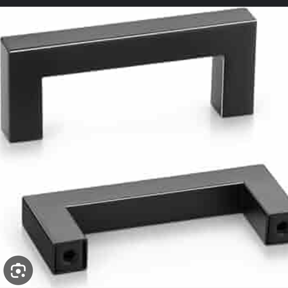 Ravinte Cabinet Pull Hardware 30 Pack Black Matte 3" Handles NOB